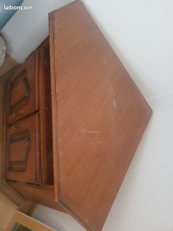 Meuble d'angle 2 portes en bois (image 3)