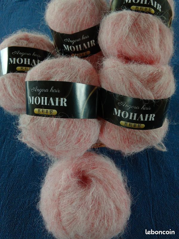 Lot De 10 Pelotes De Laine Alpaga Magenta - Fabriqué En France - Aiguilles 5/6