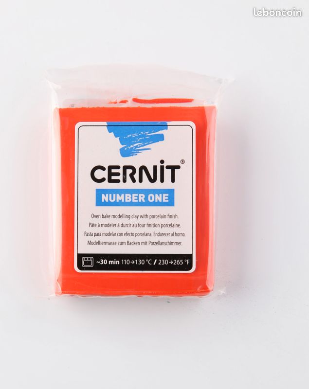 Cernit couleur Rouge Pavot (image 1)