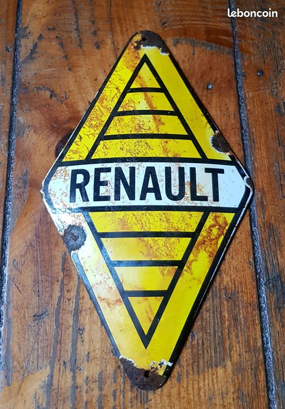 Plaques émaillées Plaque émaillée RENAULT • Réf 0849-PLAQ | Roule et Vintage