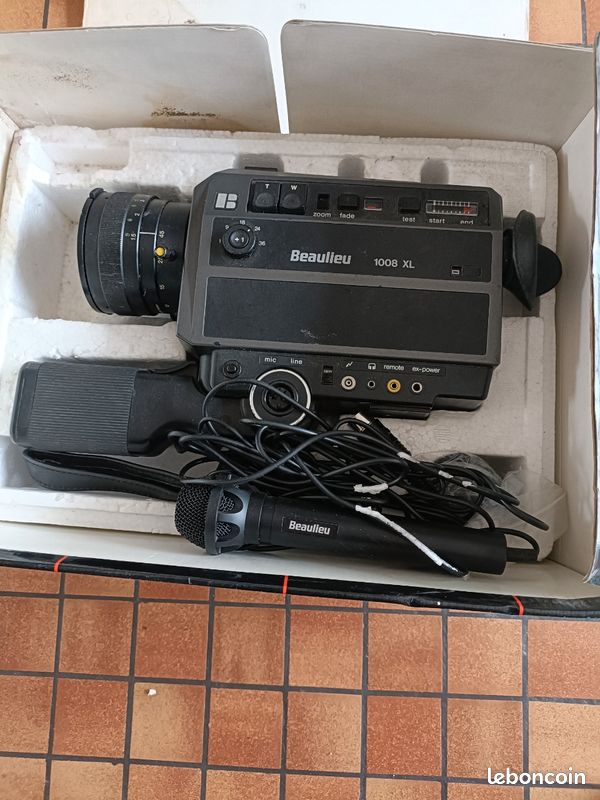 Appareil photo Beaulieu 1008 XL SUPER8 PARFAIT ETAT INUTILISÉ