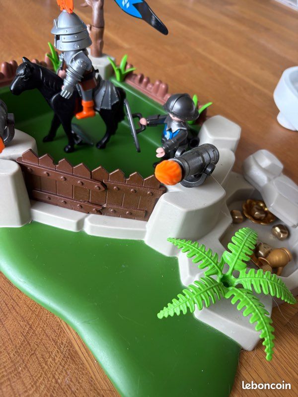 Playmobil Vintage 3445 Ancien Donjon Château Tour Du Moyen Age Avec Figurines | Rakuten