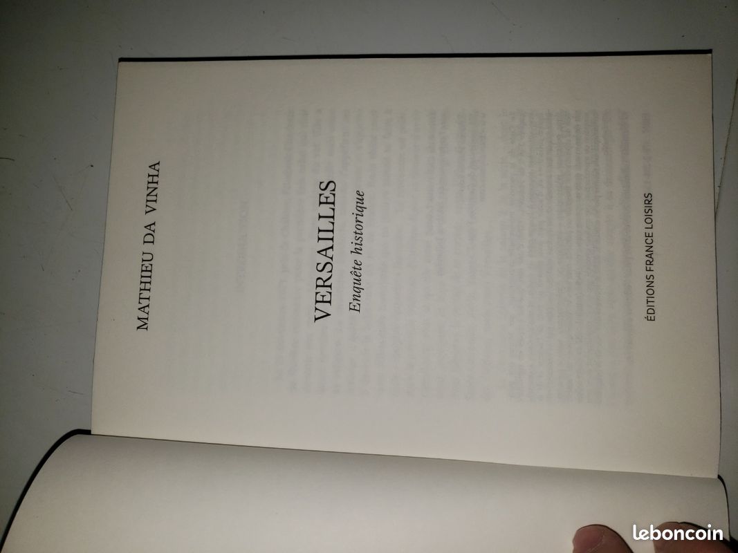 Versailles, Enquête Historique de Mathieu da Vinha (image 6)
