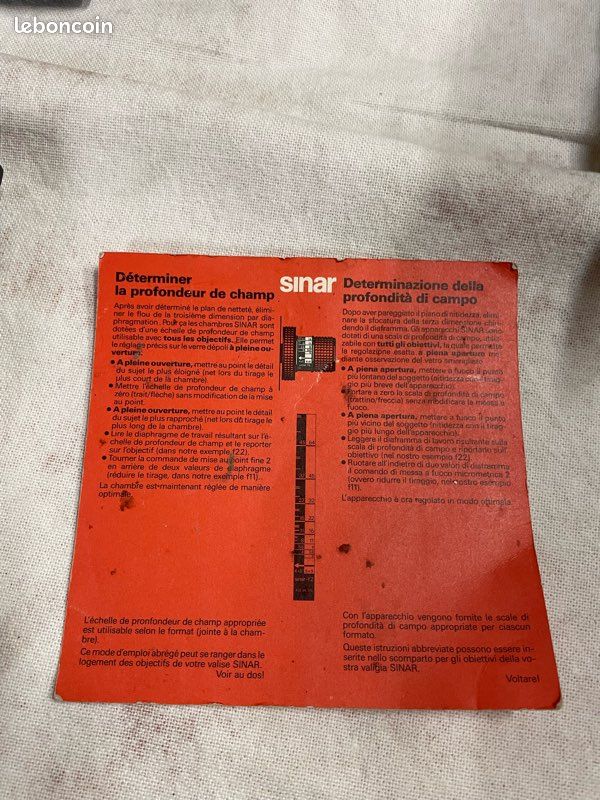 5 Plaques D’objectif 4x5 Pouces – Compatibles Sinar, Horseman, Occasion