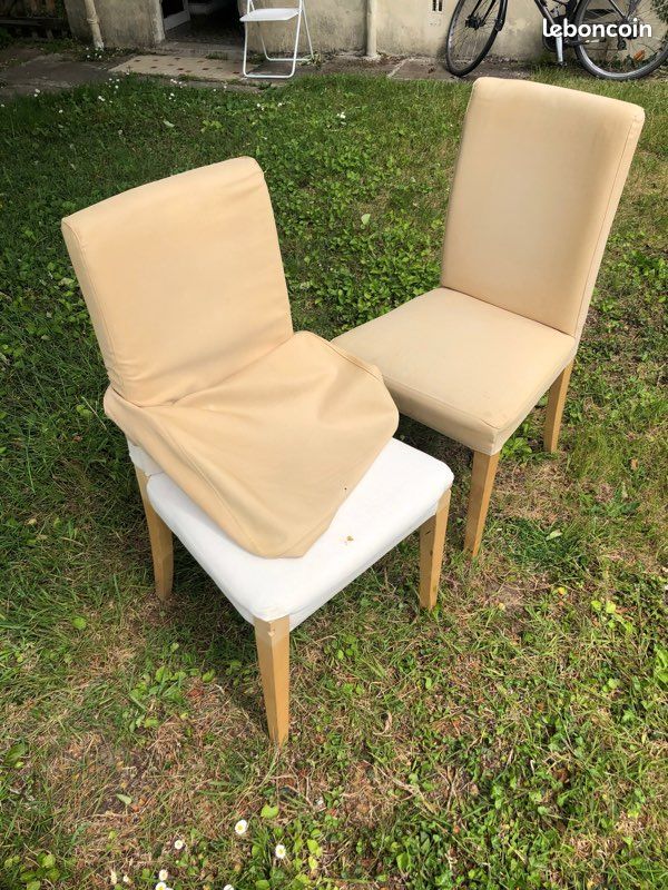 2 chaises beiges (image 3)