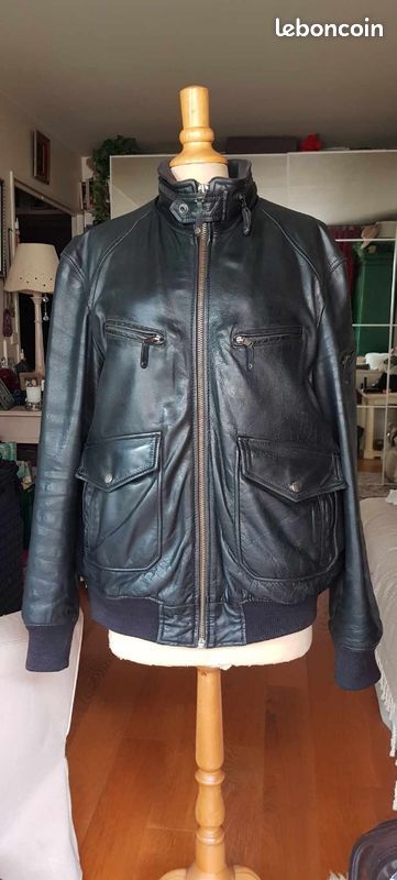 Blouson homme Army cuir Schott LC9308 - N.Y.C (image 2)