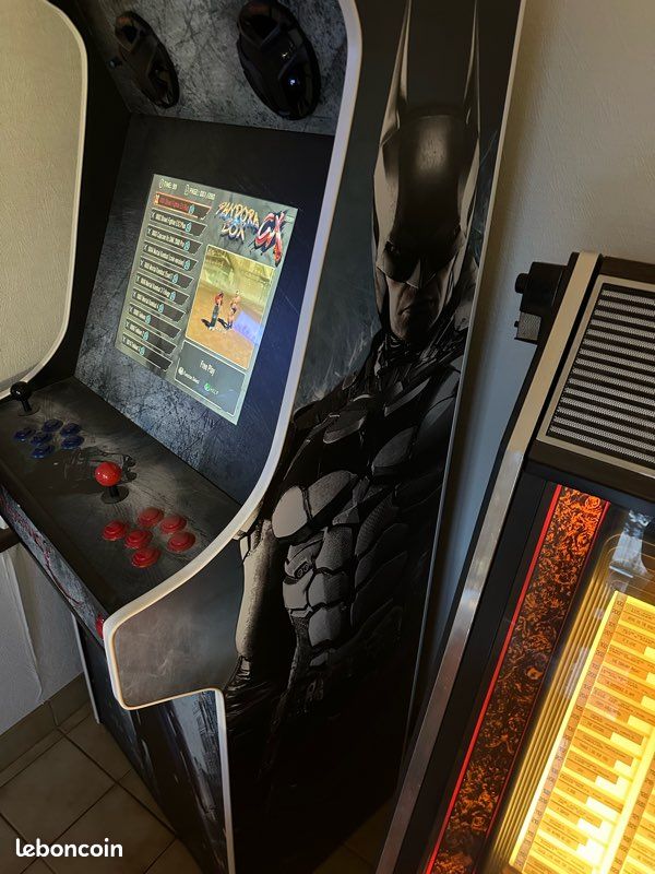 Stickers Borne Arcade – Modèle Batman – Autocollants Décoratifs – Goldorak – Marque Générique