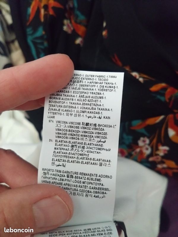 Robe Versace T44 IT 40 FR courte été blanc rouge bleu chic (image 7)