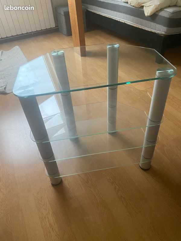 Meuble TV / Étagère en verre - 30 (image 1)