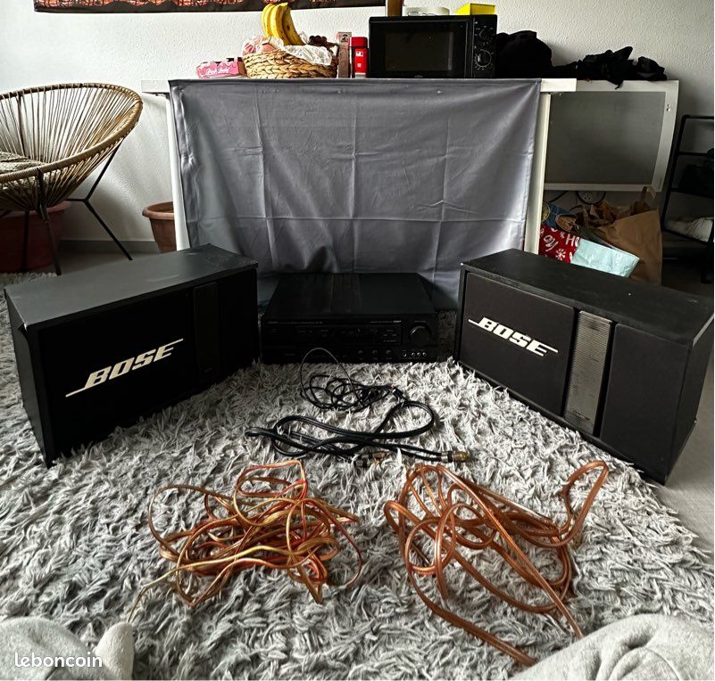 Enceintes Hifi Vintage - Bon état, Gros Son Et Basses Puissantes - Filaires
