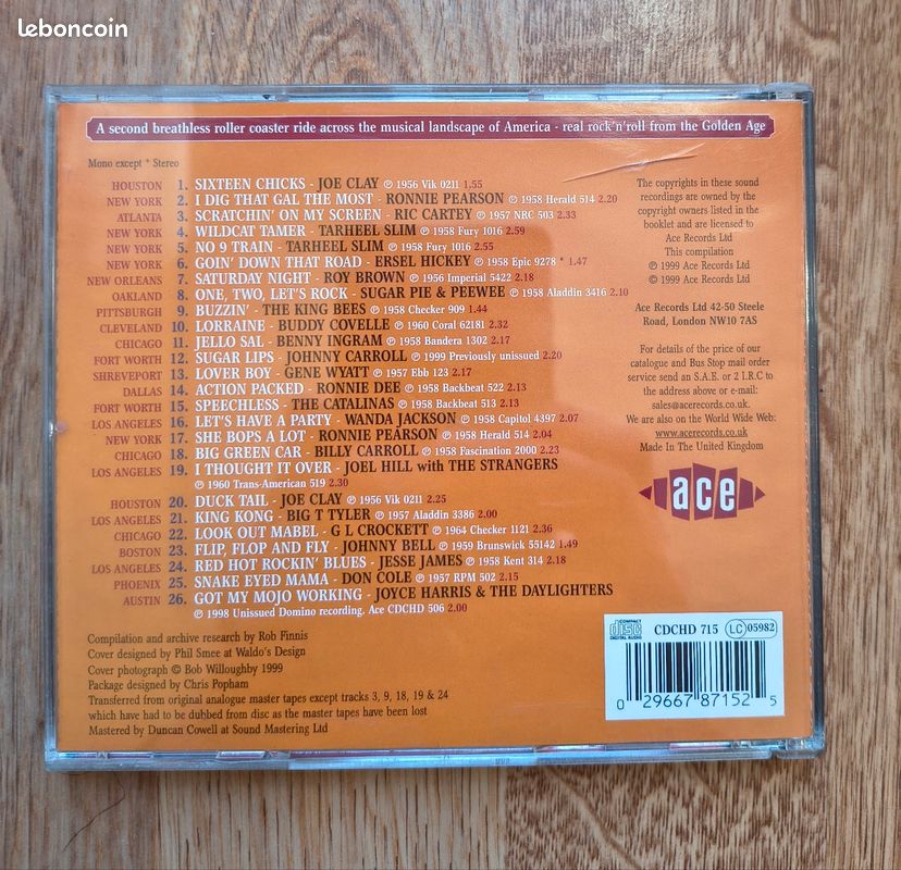 🎸 ROCKIN’ FROM COAST TO COAST – Volume 2 (CD) (image 2)