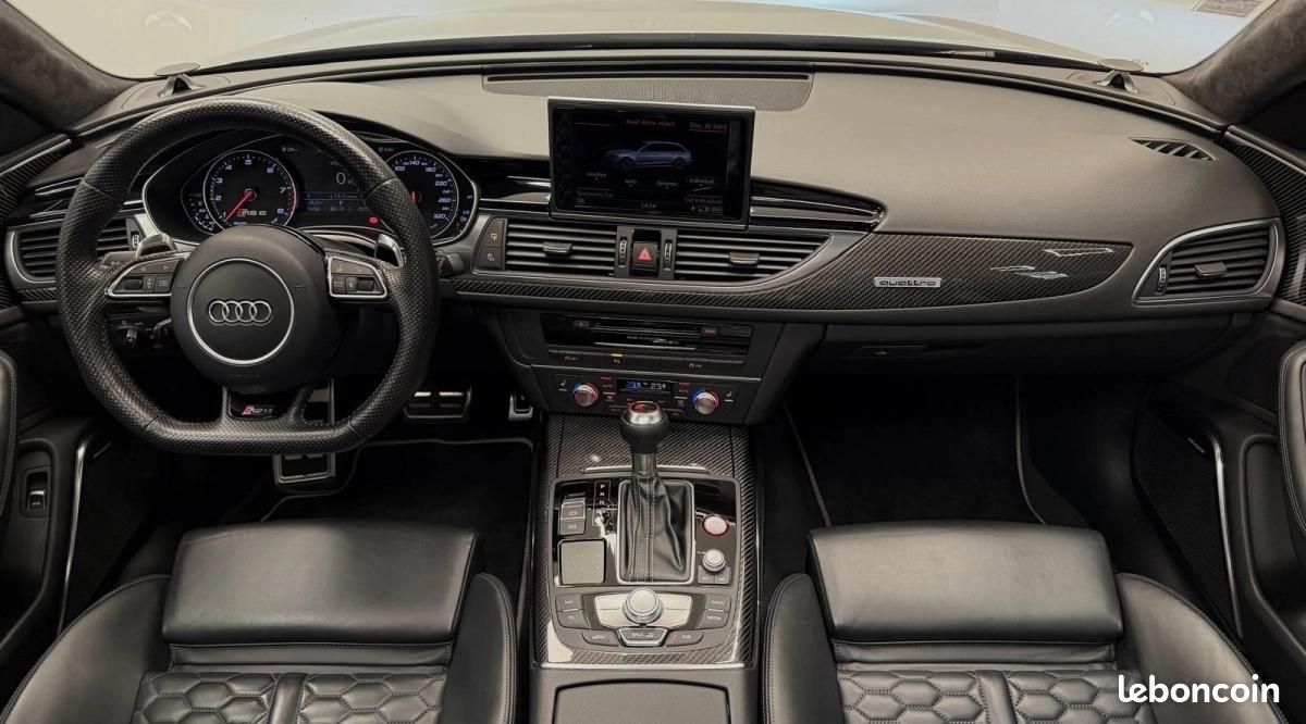 Audi Rs6 C7 4.0 TFSI 605 ch Performance Quattro / 2ème Main / Akrapovic / ACC / TO / B&O / CarPlay (image 8)