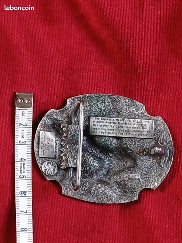 VERITABLE BOUCLE DE CEINTURE SISKIYOU POLICE