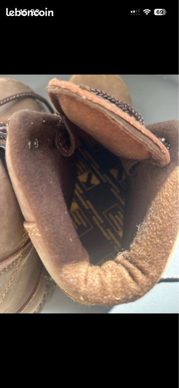 Fortun Boots trekking cuir marron – Pointure 40 – Neuves (image 8)