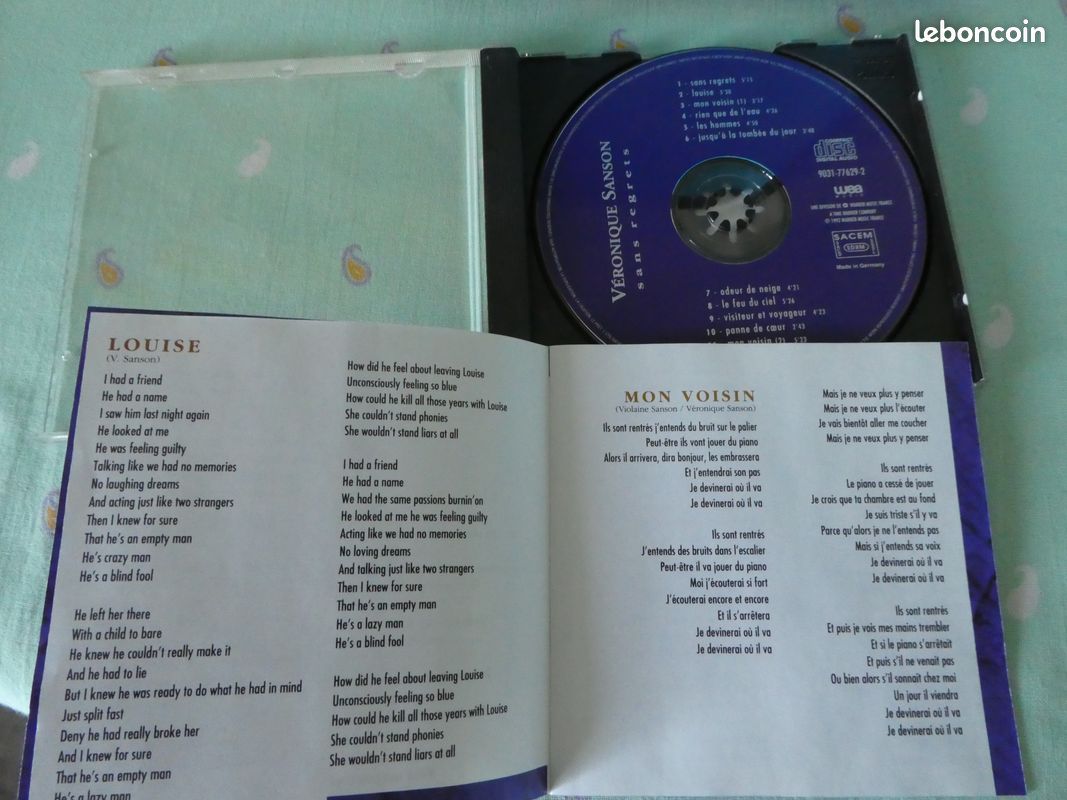 CD " Véronique SANSON " (image 6)