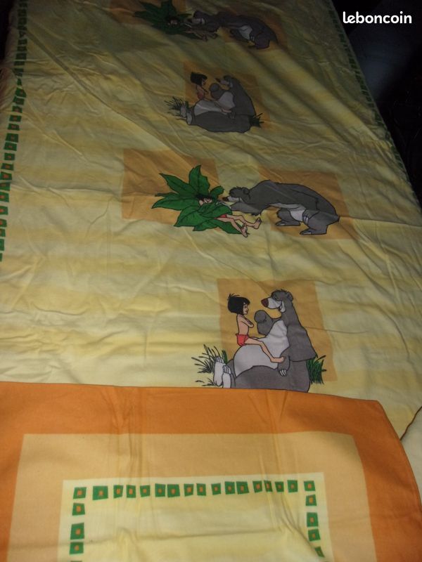 Housse de couette +drap housse+taie 1 personne (image 1)