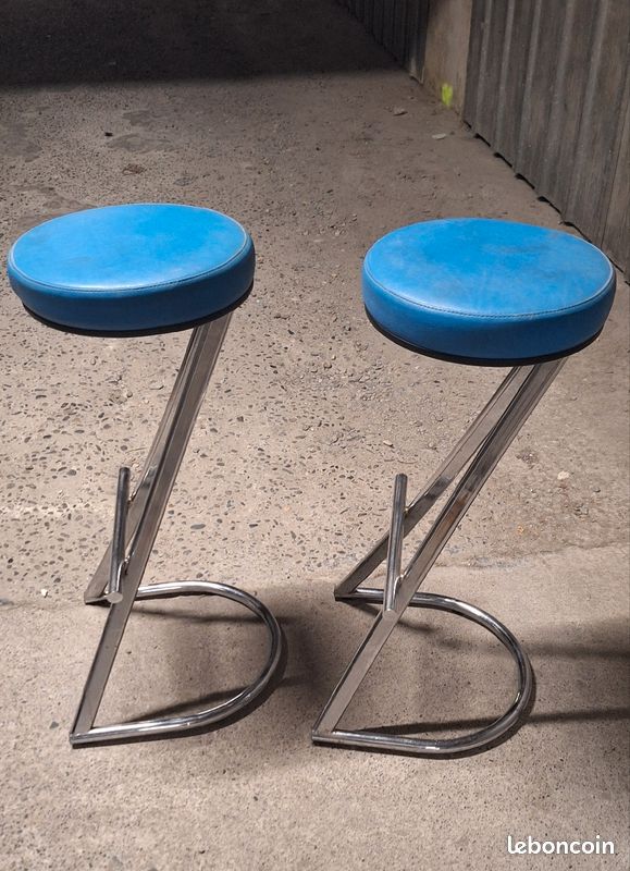 Tabouret de bar vintage (image 2)
