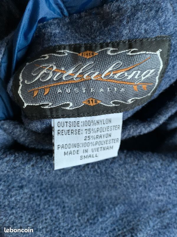 Sweat parka réversible vintage Billabong (image 13)