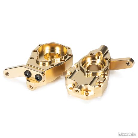 Plaques De Protection De Portail Arrière En Laiton Pour Traxxas TRX4/TRX6 1/10 - Revêtement Noir, Améliore Stabilité Et Style