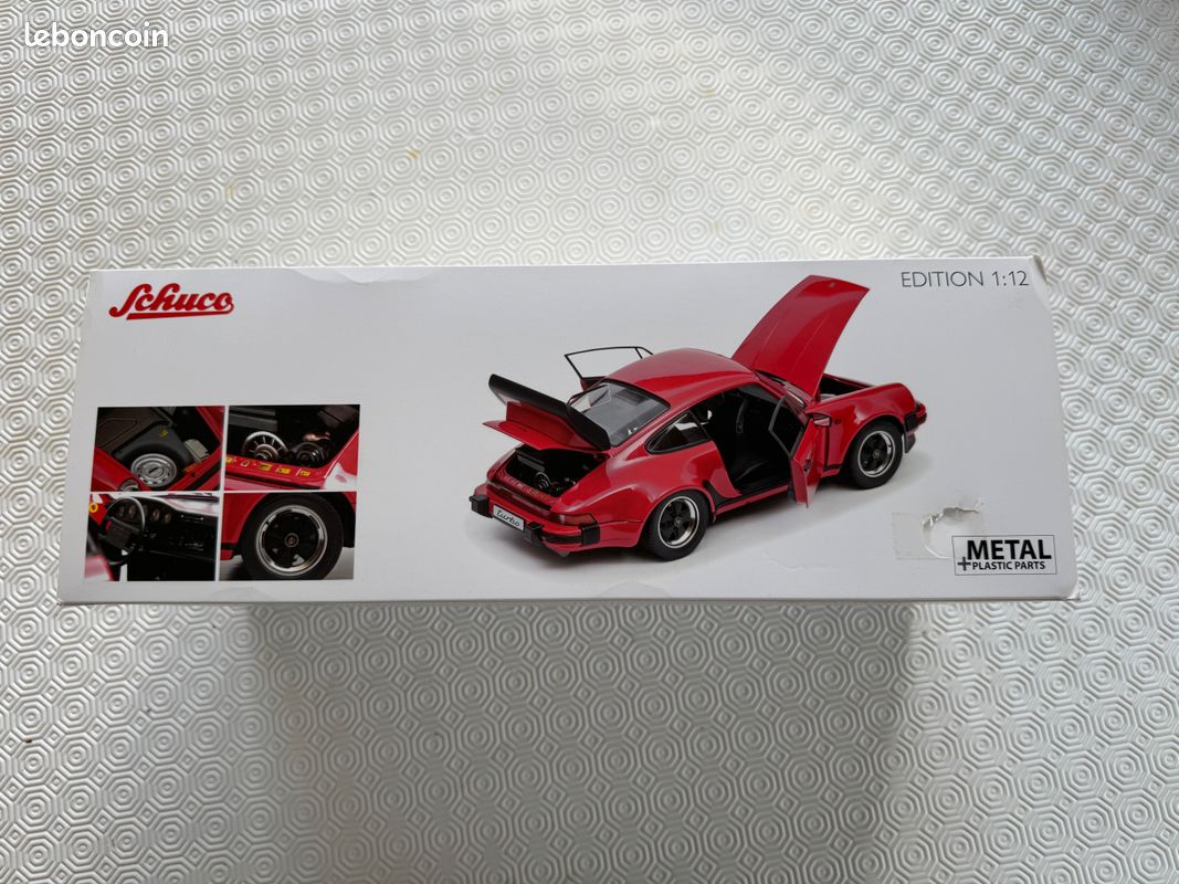 Schuco Porsche 930 Turbo rouge (échelle 1:12) - Collection