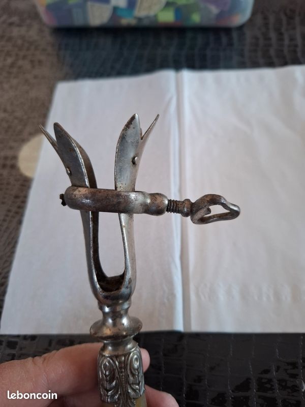 SERVICE À GIGOT en métal argenté Art Déco années 1930-40