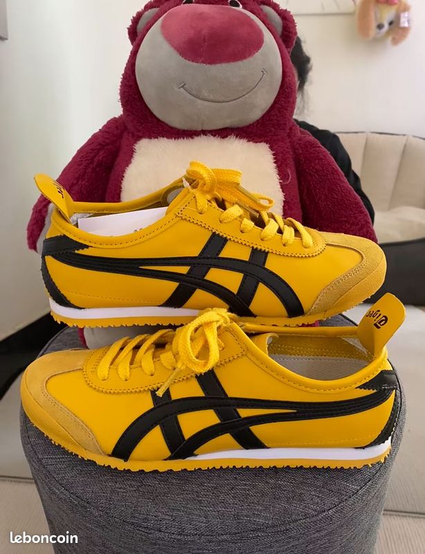 Yellow Onitsuka Tiger Fille Jaune Baskets Femme Onitsuka Tiger