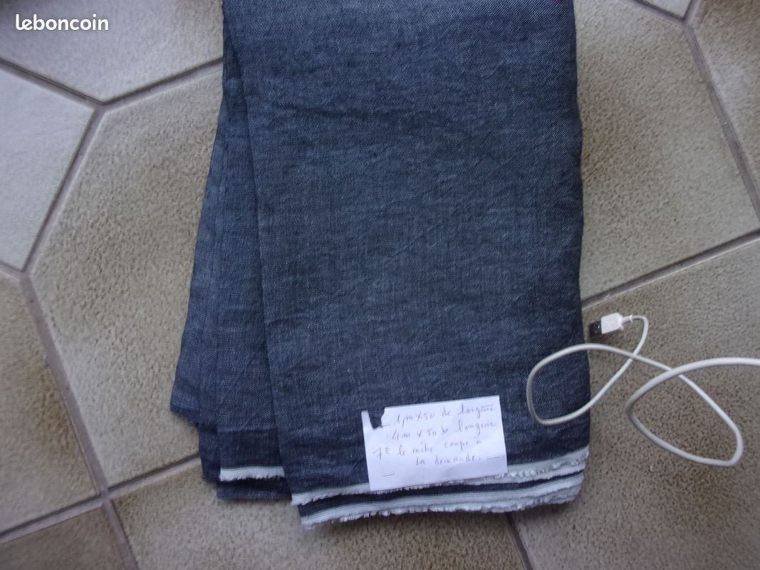 Coupon tissu d'jean (image 2)