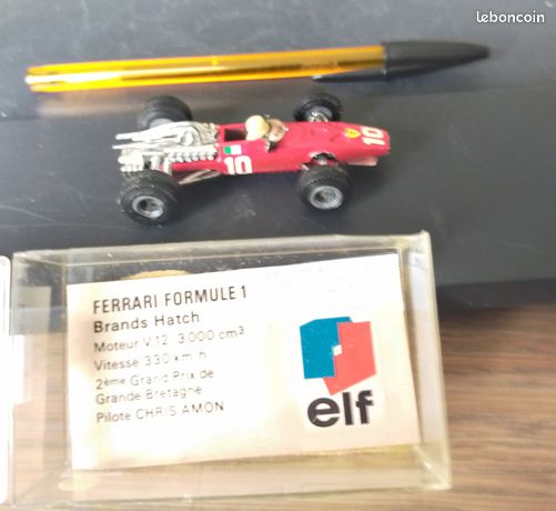 Ferrari V12 F1 – Brands Hatch – Chris Amon – 1/66 – Offert Par ELF – Occasion Boîte Complète
