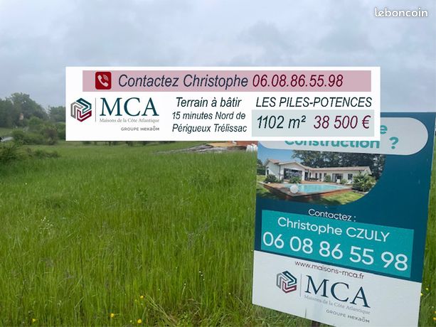 Terrain 1 102 m² Trelissac