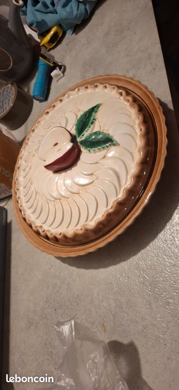 Barbotine plat a tourte neuf (image 1)