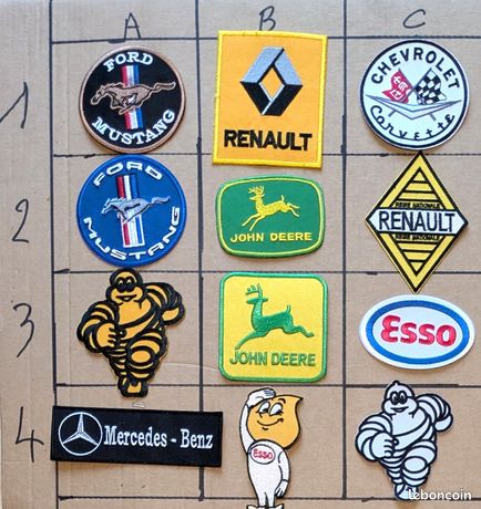 Ecusson Thermocollant Tracteur Rouge