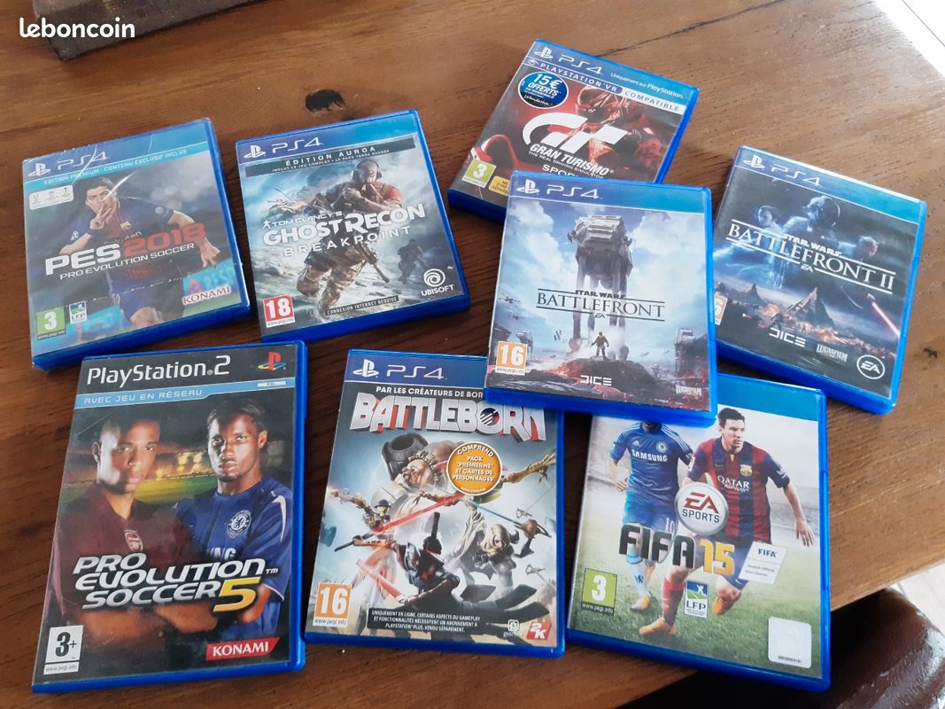 Lot De 4 Jeux PS4 (PAL FR) - Plateformes, Action & Aventure - Occasion