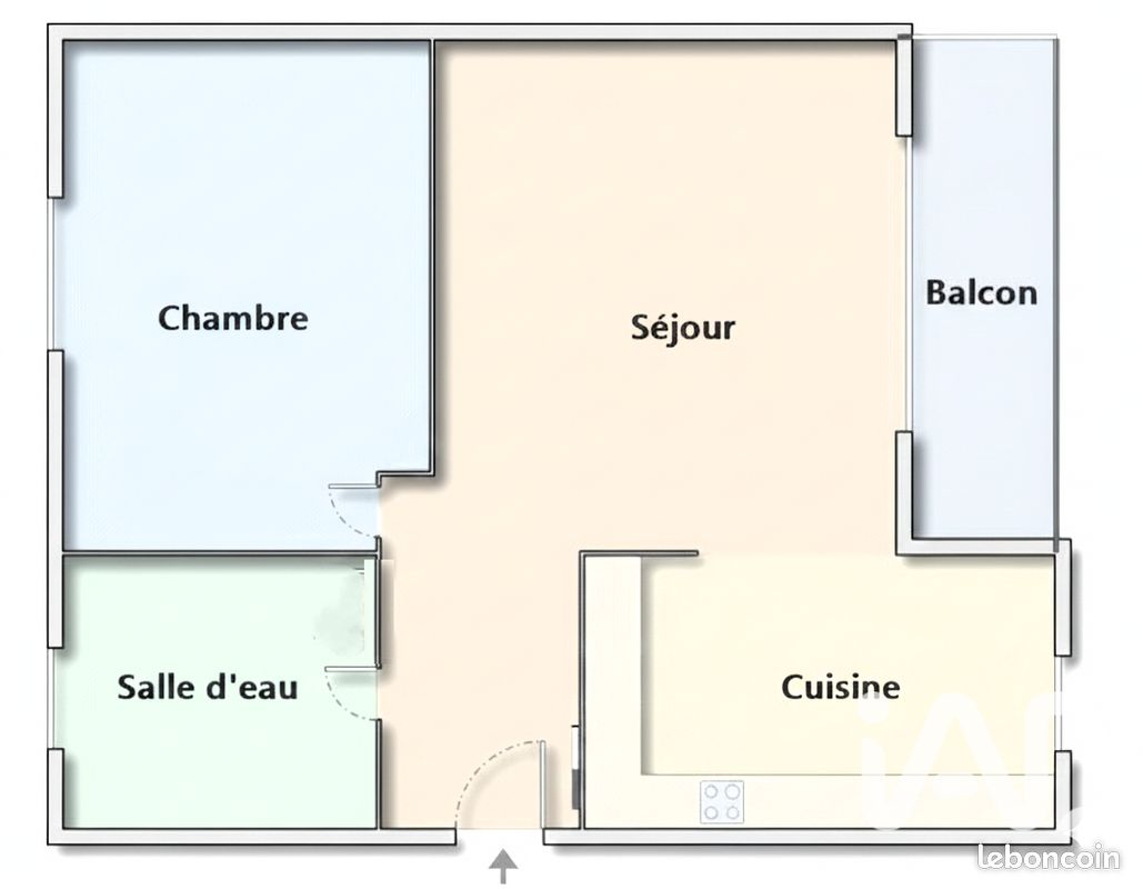 Appartement 2 pièces 43 m² (image 7)