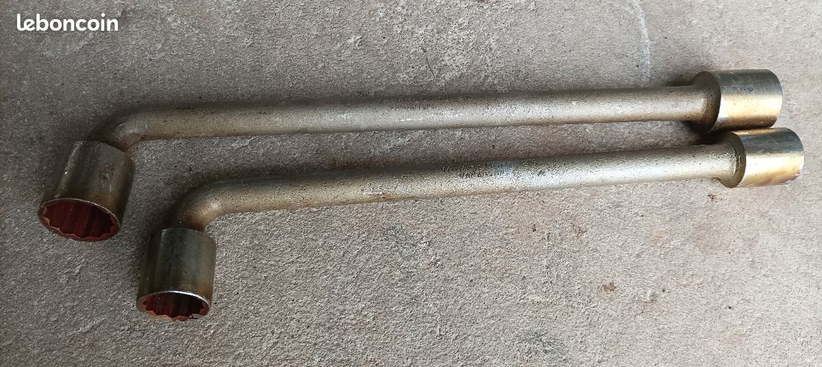 Lot de deux clés à pipe vanarecord vanadium (image 1)