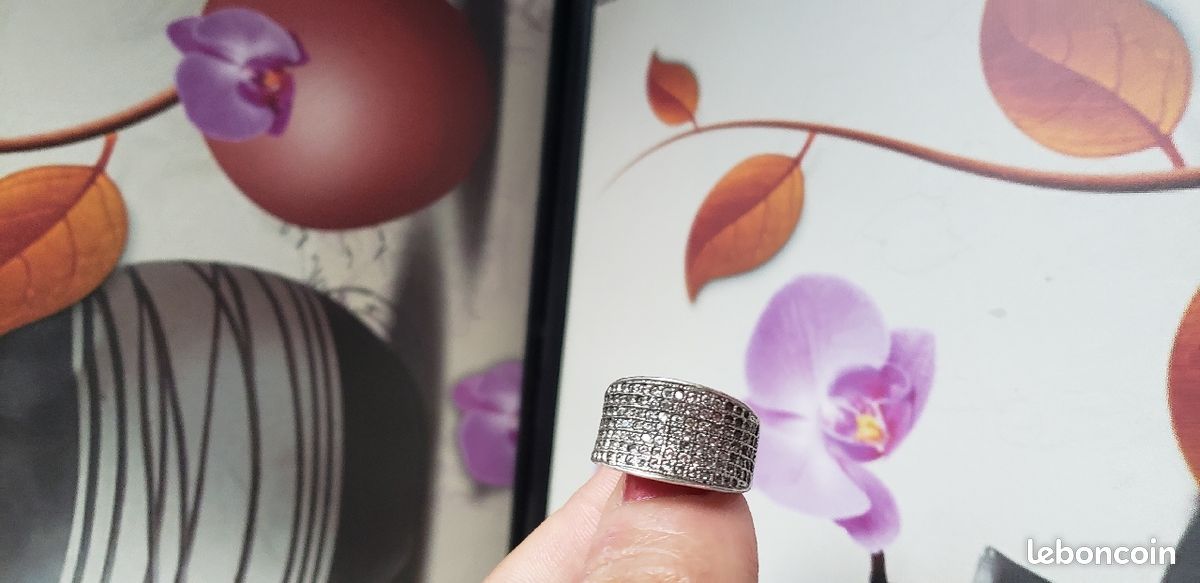 Belle bague en argent véritable (image 7)
