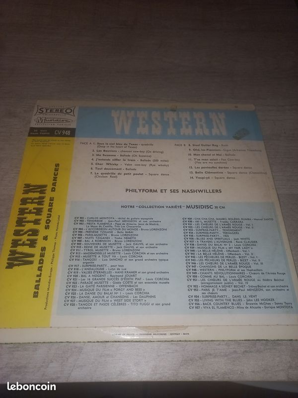 Disque 33 tr WESTERN (image 2)