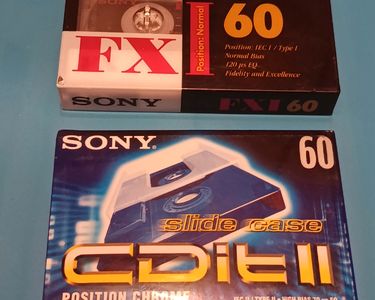 Cassette Audio Sony HF 90 /IEC I / Type I /Position normal 90 minutes
