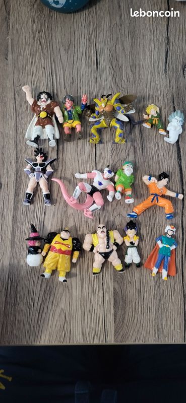 Lot De 14 Figurines Dragon Ball - Vintage 1989 - Occasion Sans Emballage
