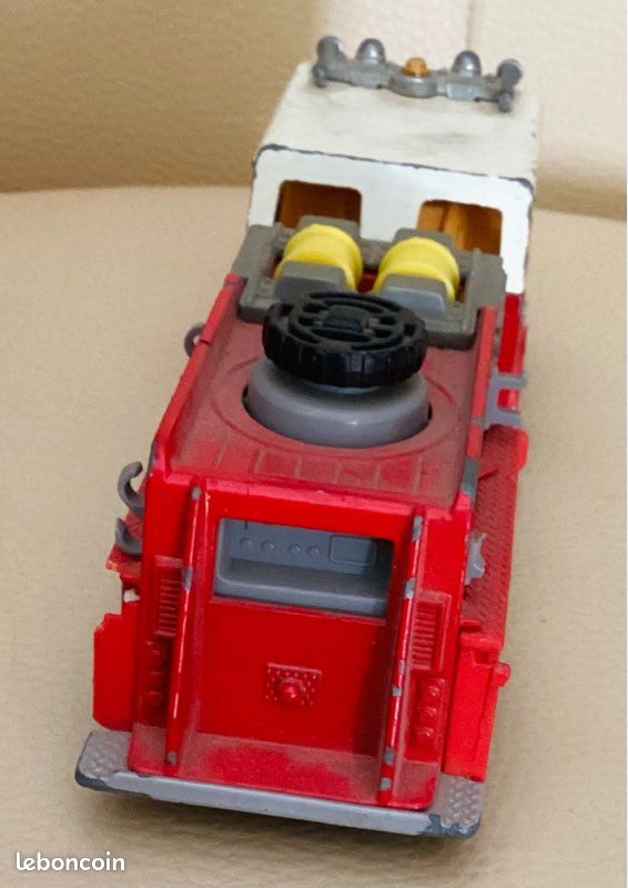 Camion De Pompiers Majorette Ancien - Pompe à Incendie échelle 1:47, Made In France