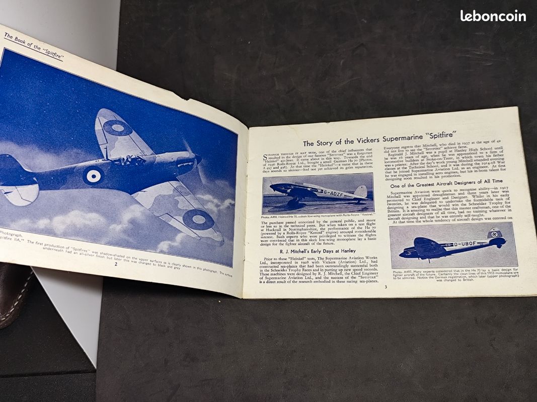 Livret sur le Spitfire ww2 militaire militaria (image 3)