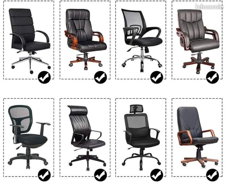Housse chaise de bureau (image 2)