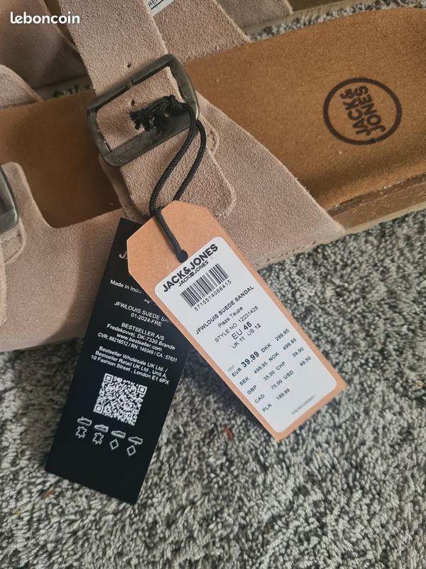 Sandales Jack & Jones beige (image 4)