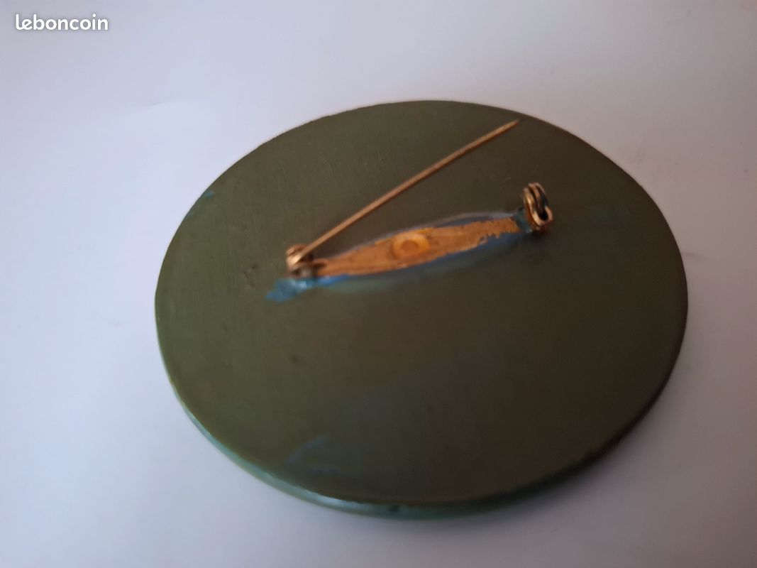Broche ronde top vintage (image 10)