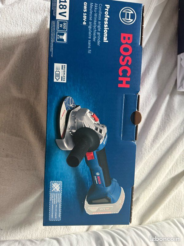Bosch Professional GWS 18V-8 Meuleuse Angulaire 125 Mm 18V - Compacte Et Puissante
