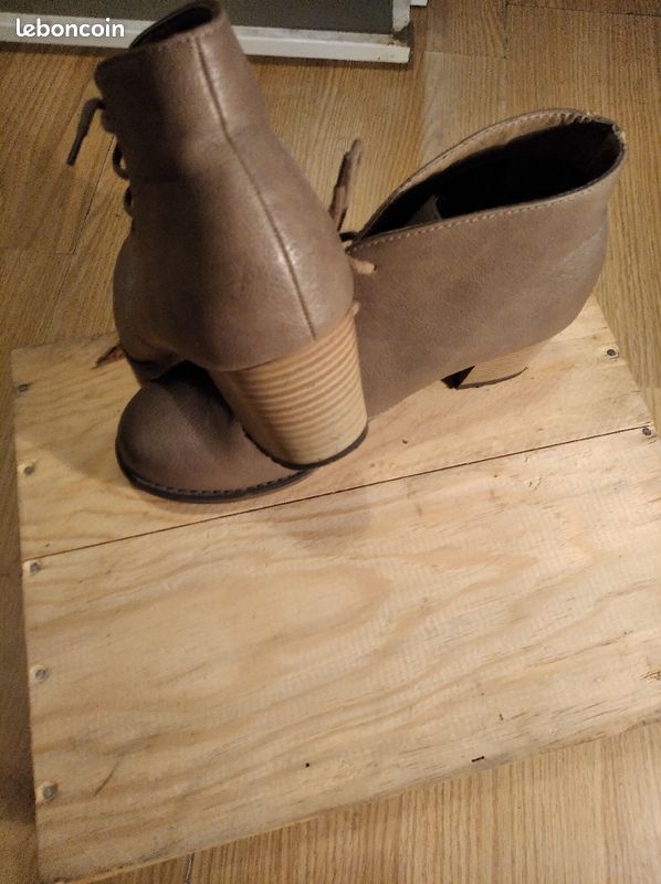 Bottines beige 5 (image 4)