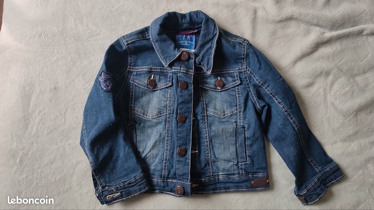 Blouson veste en jean 3 ans sergent major (image 1)