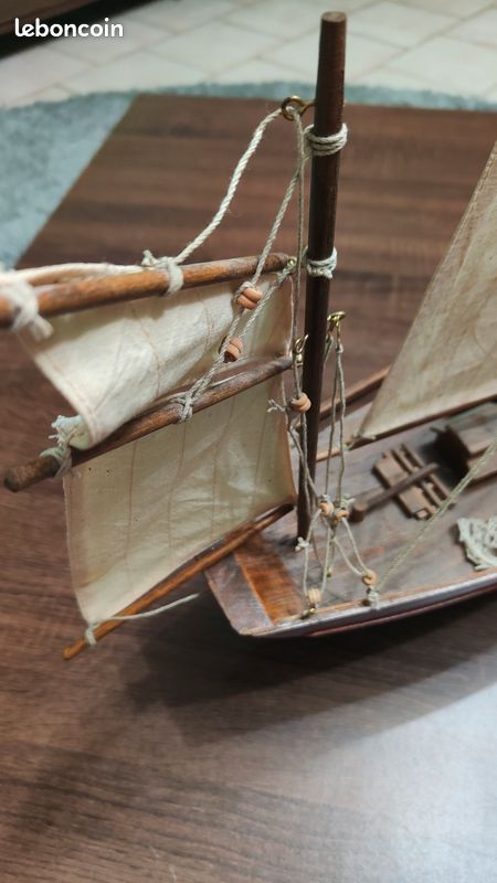 Plan classique de voilier en bois - Modèle PDF de bateau à monter soi-même - Projet d'artisanat nautique imprimable - France