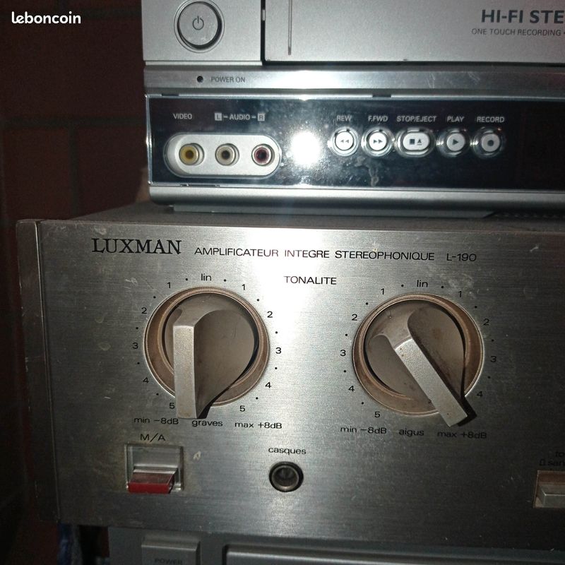 Amplificateur Intégré Luxman L-190A D'occasion - Bon état, Tout Marche | Ampli Hi-Fi Vintage