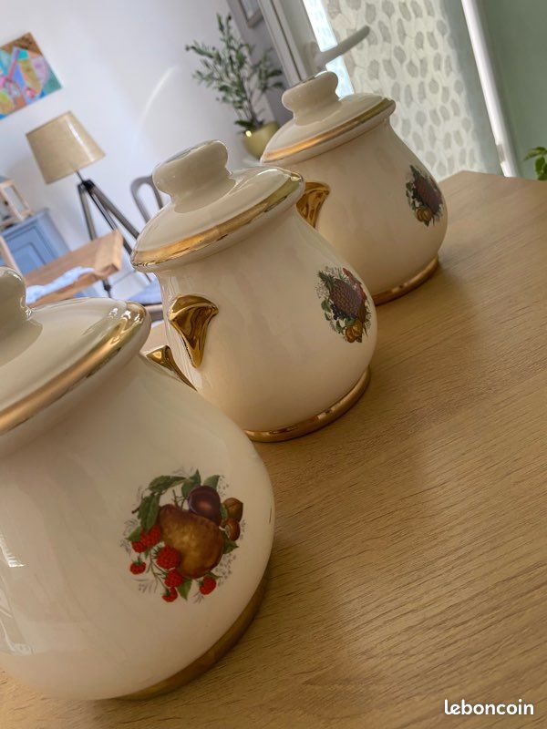 Lot de 3 pots vintage en année 80/90 (image 3)