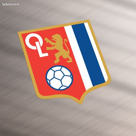 Autocollant Vintage OL Olympique Lyonnais - Années 70 - Stickers Rétro